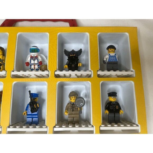 Various Lego Minifigures 2010-2015 Series in Display Case Boxer Cave Man Woman - Picture 4 of 8